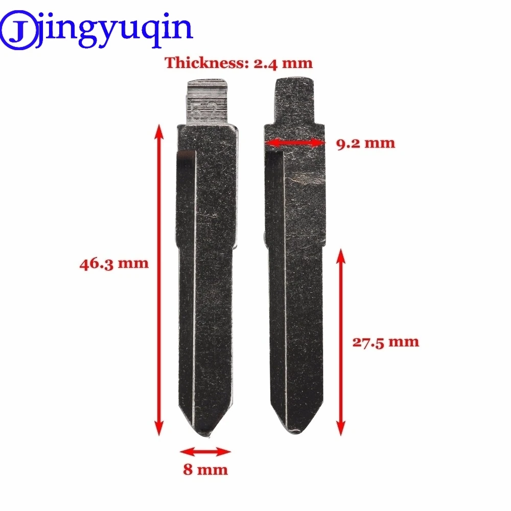Jingyuqin 10 шт./лот сменный автомобильный пульт дистанционного управления заготовка