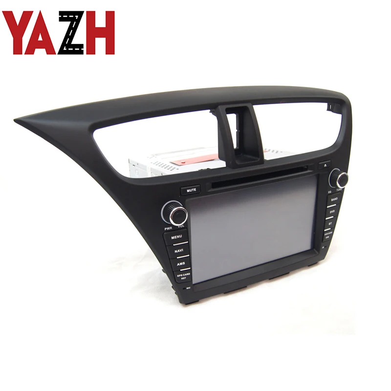 Sale YAZH Android 9.0 Car DVD Player For Honda Civic Hatch Back 2013 2014 2015  Auto Radio iPod Bluetooth SWC AUX 32GB GPS Multimedia 4
