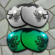 Хромированные и нефритовые зеленые солнцезащитные очки поляризованные Сменные линзы для Окли Garage Rock