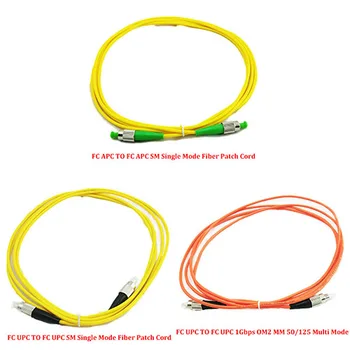 

30 Pieces 1.0 Meter FC UPC TO FC UPC FC APC TO FC APC SM Single Mode MM 1Gbps OM2 Multi Mode Fiber Patch Cord 3.0mm Simplex
