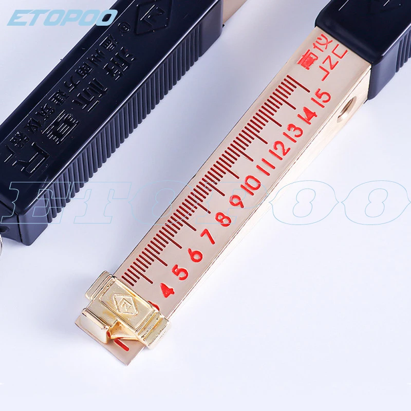 Feeler Gauge Home Inspection Test Tool 0-15mm 0.5mm Wedge Feeler cursor Feeler Plug Ruler Gauge Home Inspection Detection Tool gap gauge
