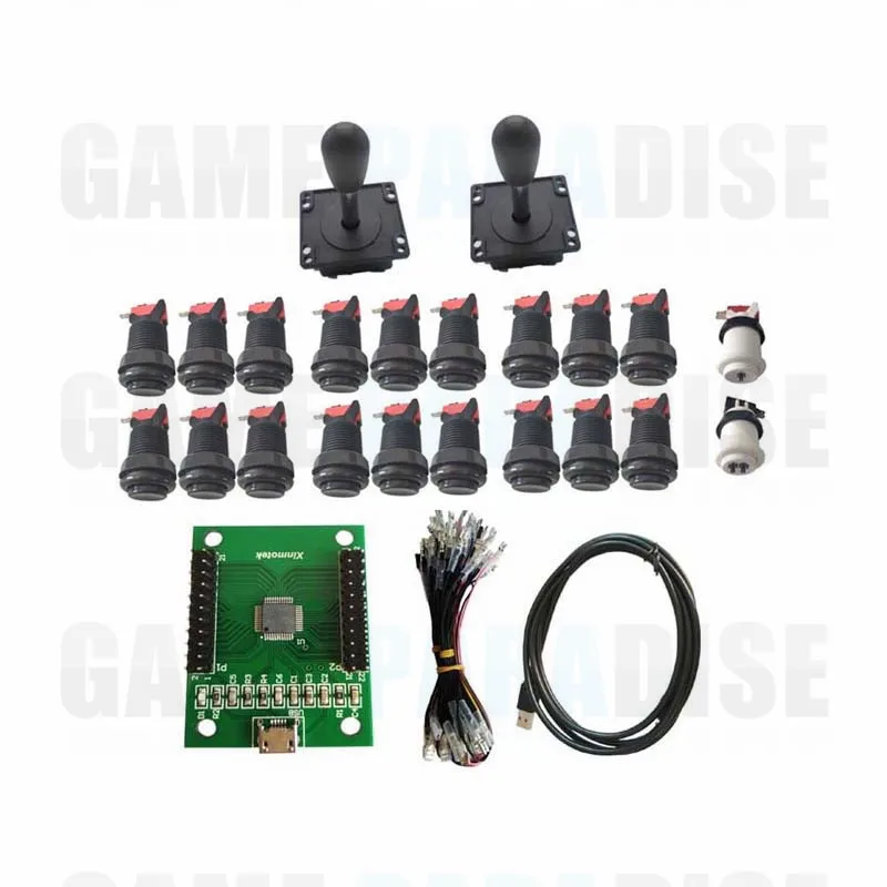 2 player usb encoder kit wih joysticks and buttons 5