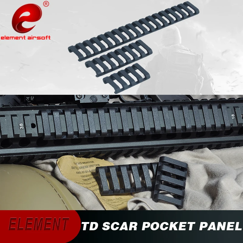 Element Softair 18-рейка с прорезями LowPro Rail Cover picatinny rail аксессуары Picatinny Riser Picatinny принадлежности для подъемника EX330