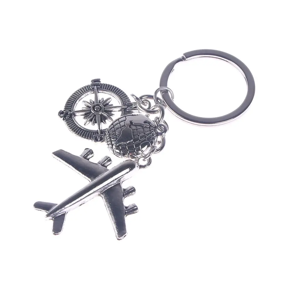 Земной компас дорожный брелок-подвеска брелок для ключей «Самолет» брелок для путешествий подарки