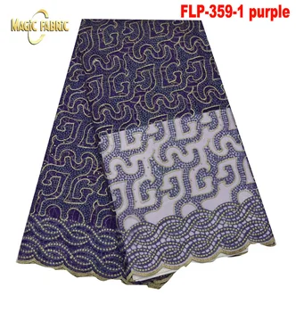 

Embroidered Mesh Material African Nigerian Lace Fabrics For Wedding 2017 High Quality New Arrival FLP359