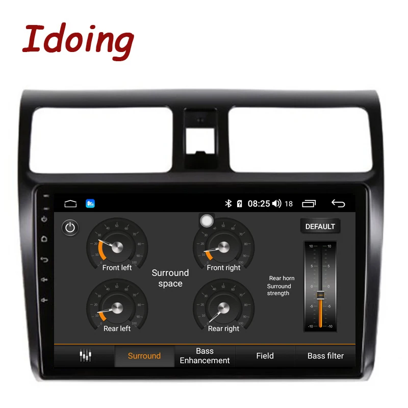 Sale Idoing 10.2"4G+64G 2.5D IPS Octa Core Car Android 8.1 Radio Player For Suzuki Swift 3 2008-2015 GPS NavigationGLONASS no 2 din 4