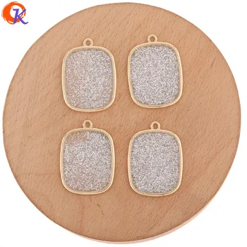 

Cordial Design 50Pcs 23*31MM Jewelry Accessories/Charms/Glitter Powder Effect/DIY Jewelry Making/Hand Made/Earring Findings