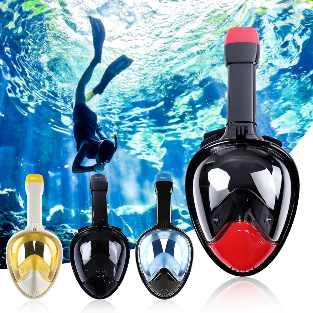 Buy NEOpine full face diving mask 180 degree wide view