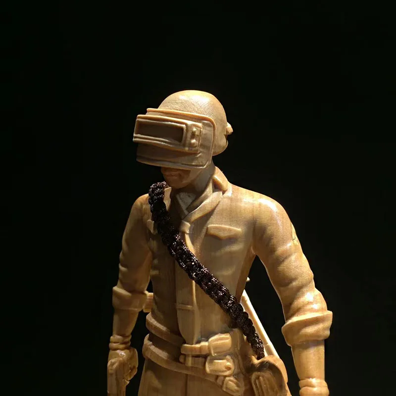  Game Playerunknown's Battlegrounds people statues Wood Cosplay Costumes Special PUBG sculpture Buxa