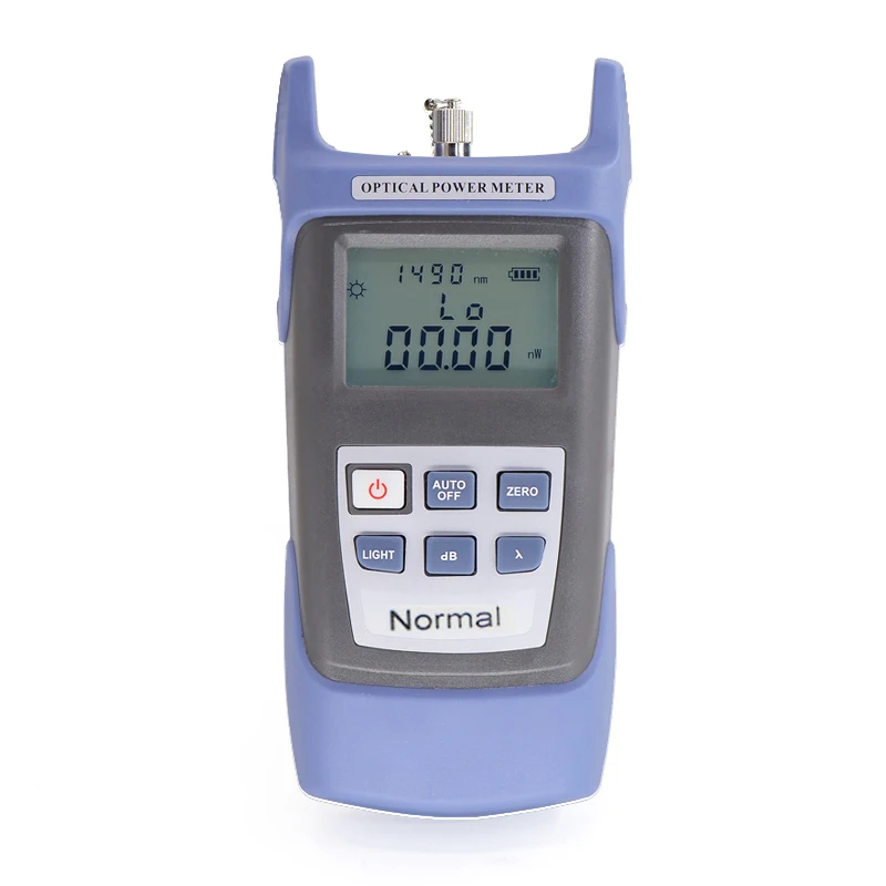 

Handheld High Quality -70~+10dBm and -50+26dBm Fiber Optic Power Meter Wavelength 800-1700nm Optical Power Meter tester