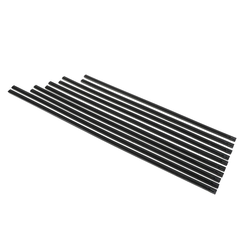 

Auto Vehicle Insert Soft Rubber Strip Refill For Metal U-type Wiper Blades Windshield 6mm 14" 16"17'' 18''19''20'' 21''22"2PCS