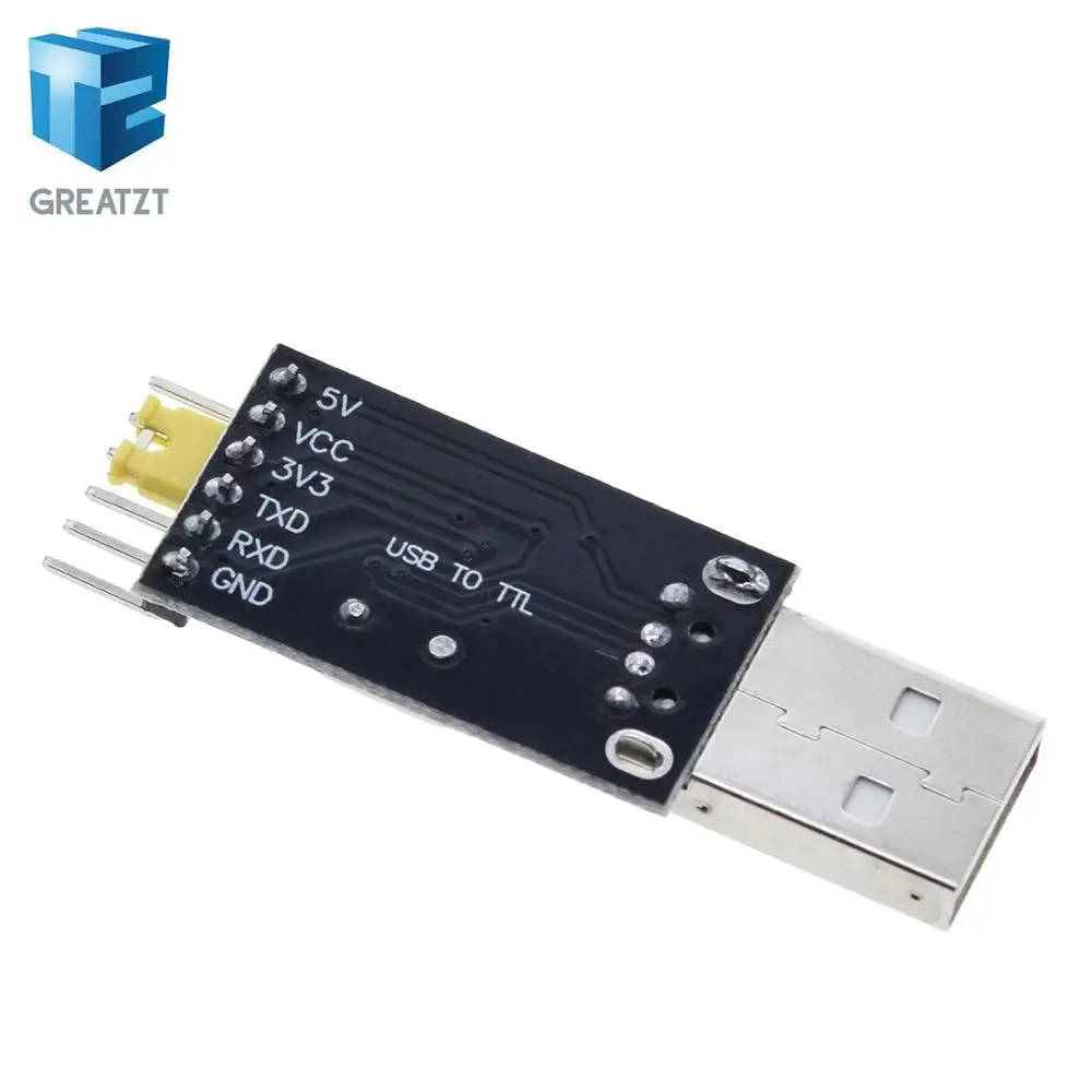 Модуль GREATZT CH340 с USB на TTL CH340G обновленная загрузка маленькая пластина для щеток