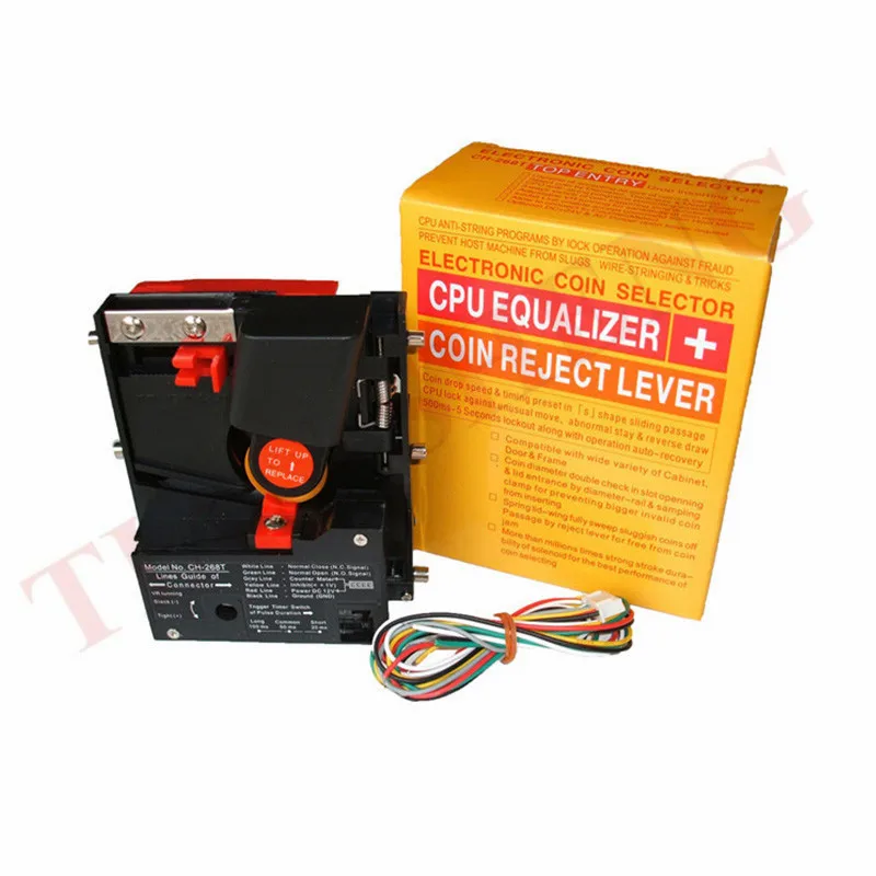 

CH-268T Vertical Top Enter Advanced CPU Comparable Coin Acceptor Coin Mech for Vending Arcade Cafetera Machine