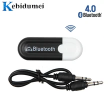 Kebidumei соединение через usb и беспроводное, через Bluetooth 4,0 Музыка Аудио стереоресивер адаптер Dongle Car Kit 3,5 мм A2DP для ПК автомобиля Aux Android IOS