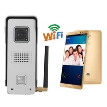 Freeship Inteligente Puerta de Intercomunicación Inalámbrica WiFi Control Del Teléfono Timbre Visual Video Portero Para El Chalet Casa Puerta Teléfono Wifi Cámara