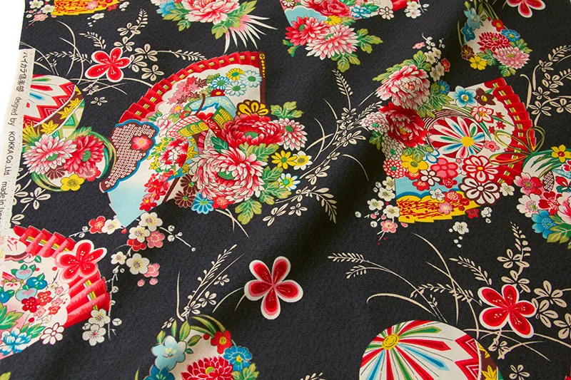 Японское кимоно kokka полуметровая хлопковая ткань для шитья|cotton fabric|fabric forfabric for