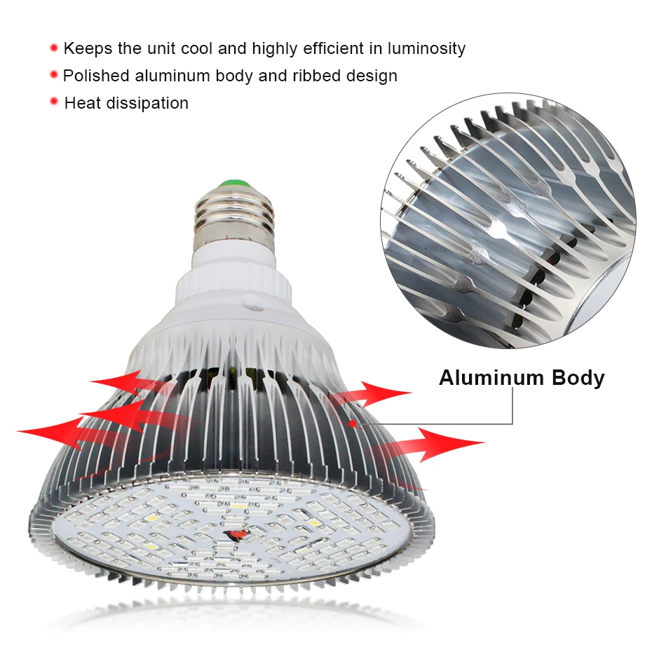 Полный спектр E27 Светодиодный светильник для выращивания растений 110 В 220 В фитолампия Фито лампа для выращивания растений, растений, цветов, гидропоники