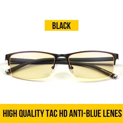 Очки MORAKOT TR90, оправа, очки против голубого излучения, уменьшенные цифровые очки, прямые очки для компьютерных игр, унисекс, F006206 - Цвет оправы: Black