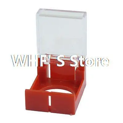 

Red 16mm Plastic Protective Guard for Round Push Button Switch