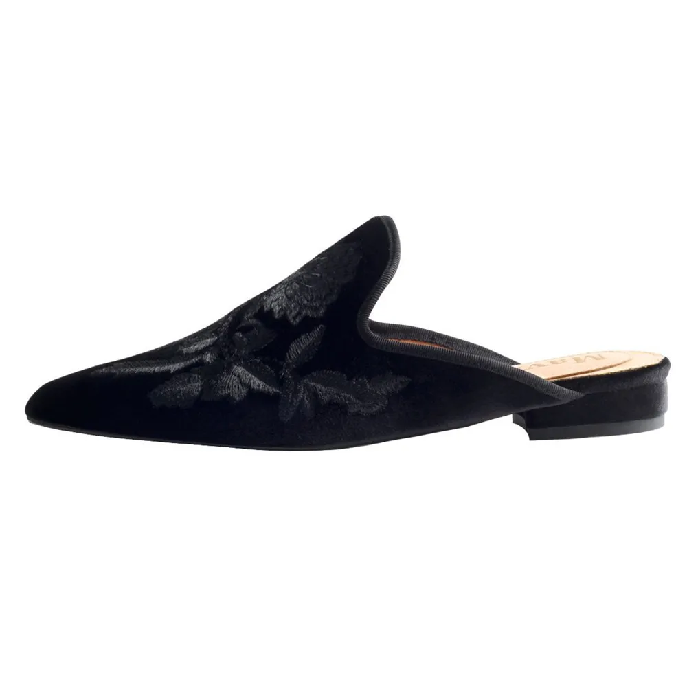 Flat Shoes Women mule slipper 2018 Home Slippers Women Christmas120