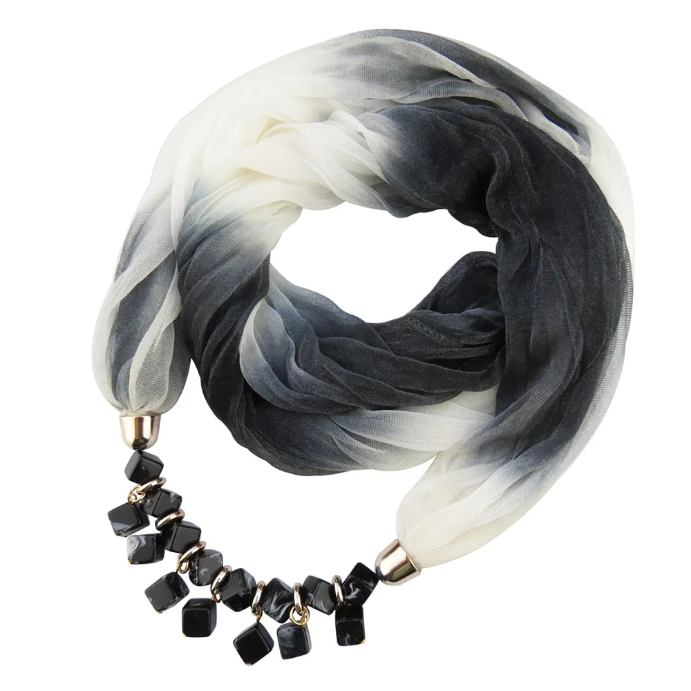 Стиль янтарные бусы ожерелье дамы шарф платок ювелирные изделия кулон - Цвет: Слоновая кость
