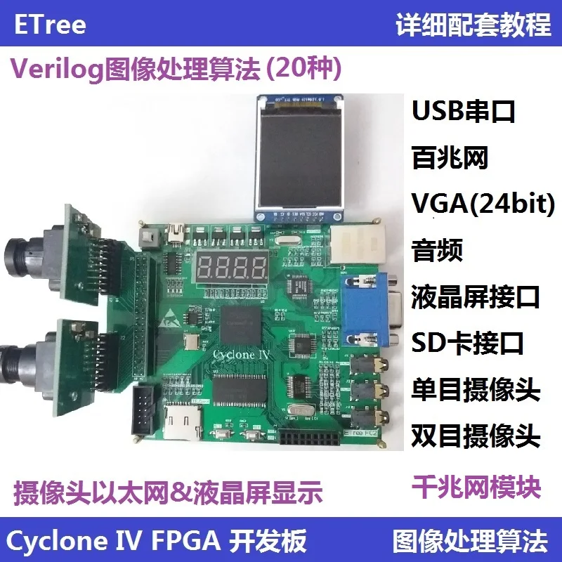 Binocular CMOS Image Processing Algorithms for FPGA