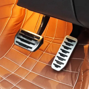 

Stainless Steel Fuel Gas Brake Pedal Cover Trim Accessorie For Jaguar XE F-PACE X761For Land Rover Discovery Sport RR Evoque