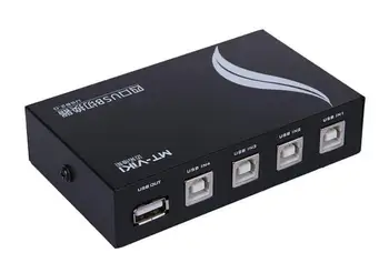 

Printer Parts USB 2.0 4 Port Sharing Switch Accessory Switcher Selector Box Hub For PC Computer Manual Scanner Printer