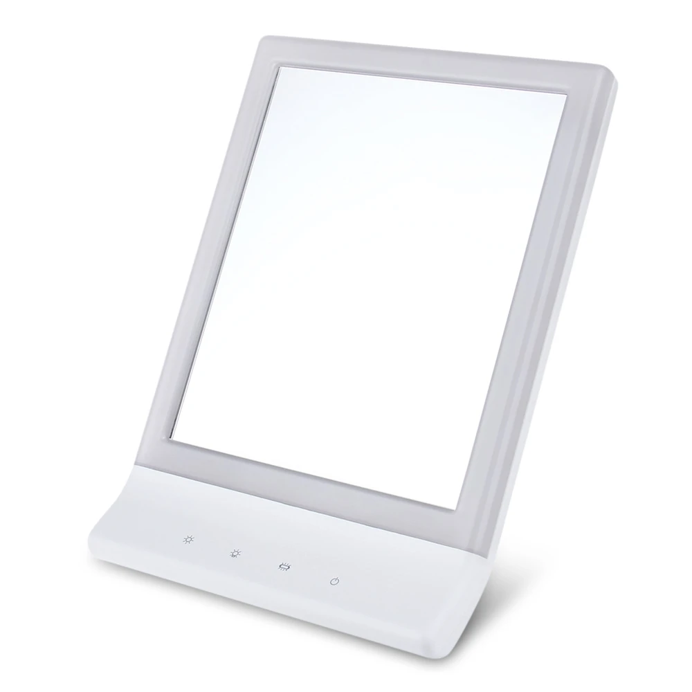 

Portable Fashion Table 18 Leds Lamp Luminous Cosmetic Mirror Folding Touch Screen Make Up Mirror Cosmetic Makeup Tool