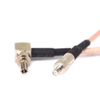 

2 Pieces CRC9 male rightangle to ts9 female Connector Cable Pigtail RF Extension RG316 15cm Cable