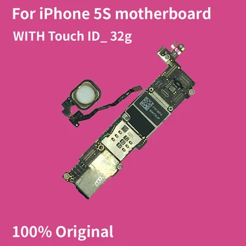 

For iPhone 5S WITH Touch ID Motherboard Unlocked Working 32g iOS 100% Original