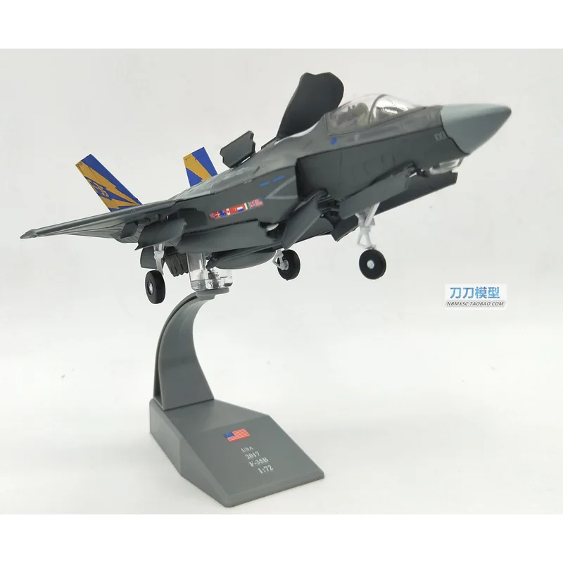 Amer Lockheed Martin F35 Lightning II Fighter 1/72 масштаб Готовая модель игрушки для коллекционного подарка