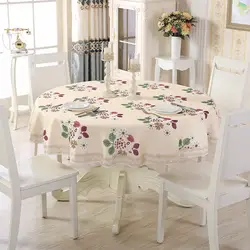 NIOBOMO простой современный пасторальный стиль красочный лист в полоску скатерть для дома Чай покрытие стола водонепроницаемый