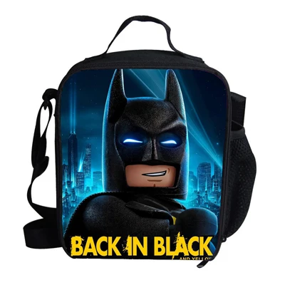 Популярная Мини-изолированная сумка для обедов с принтом Бэтмена для пикника для детей школьная уличная сумка для мальчиков и девочек - Цвет: SML2030