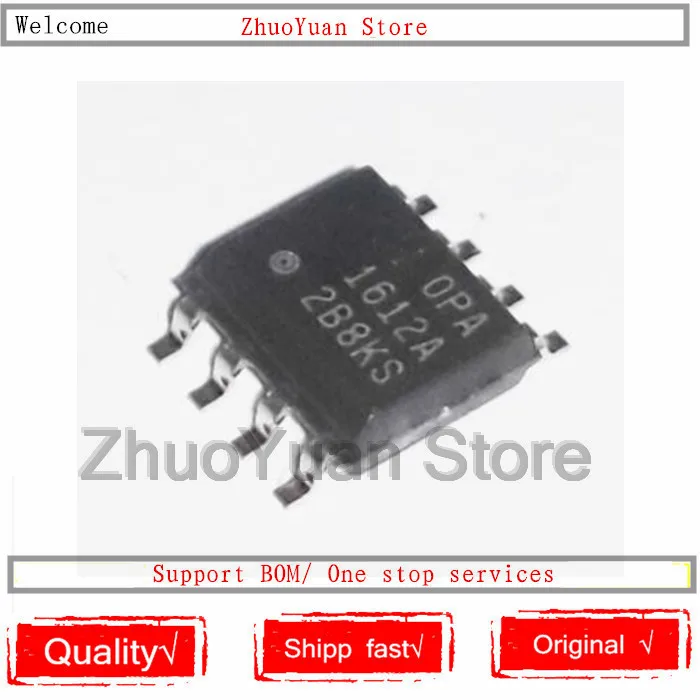 10 шт./лот OPA1612AIDR OPA1612A OPA1612 OPA 1612A OPA1612AID SOP8 IC Chip новый оригинальный | Электроника