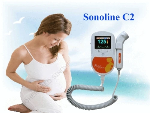 FREE SHIPPING USB software,Gel+3Y Warranty Contec Brand External sound Prenatal Fetal Doppler