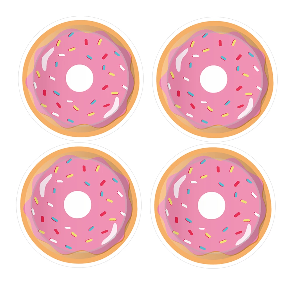 Сладкий розовый пончики тема одноразовые тарелки для девочек Happy посуда для вечеринки в честь Дня Рождения украшения детский душ партия поддерживает поставки