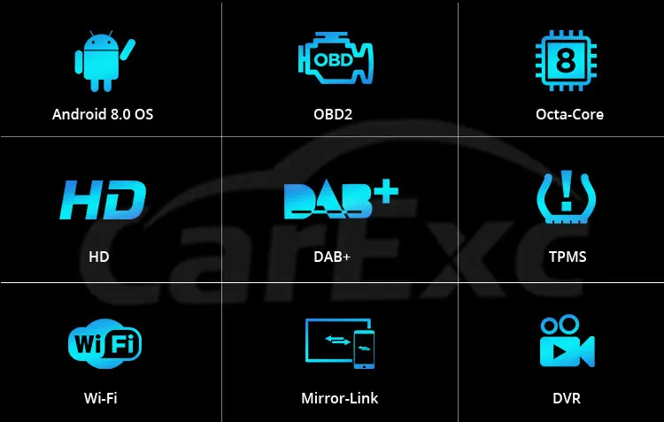 Clearance CarExc Android 9.0 OS For Volkswagen Tiguan Jetta Passat VW Golf Car Radio With GPS WiFi Bluetooth USB SD Multimedia Navigation 8
