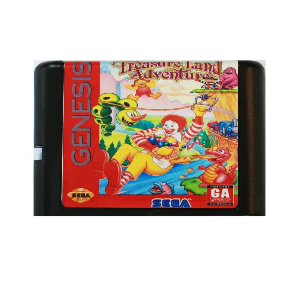 McDonald's Treasure Land Adventure 16 бит MD игровая карта для Sega Mega Drive SEGA Genesis|Картриджи| |