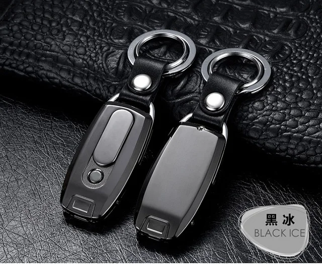 Multifunctional Key Buckle 2+1 Electronic Cigarette Lighter Keychain