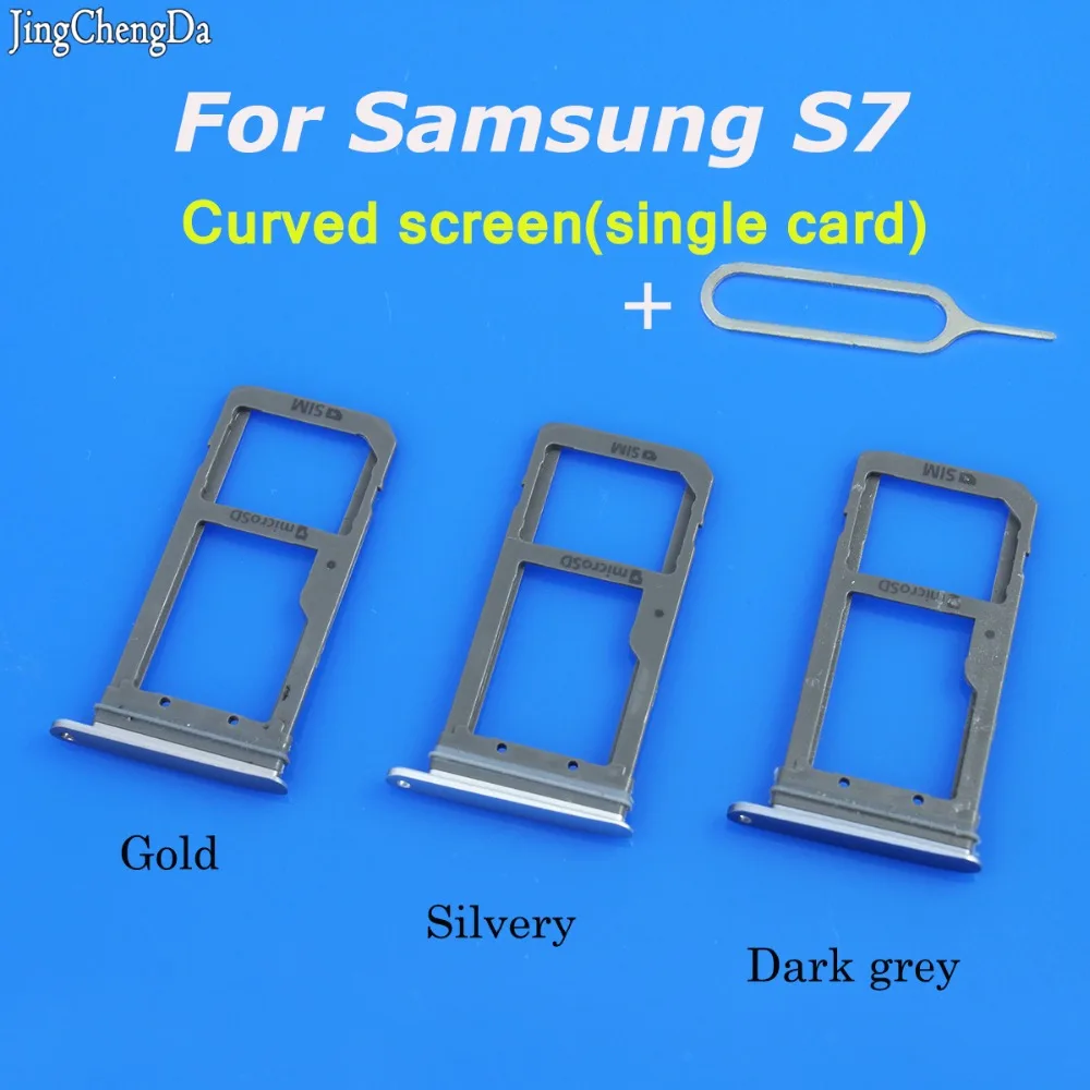 Лоток для Sim-карт JCD Samsung Galaxy S7 edge G935 G935F G935A устройство чтения одной Sim-карты