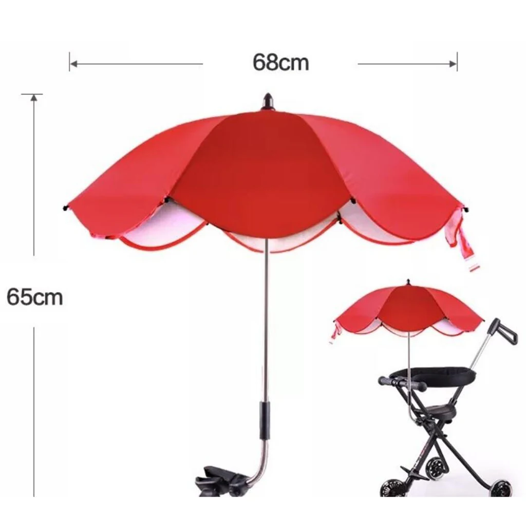 Foldable Sunshade Mini Sunny Umbrella UV Protection Beach Shelter Umbrella Outdoor Lightweight Parasol w/ Sand Anchor for Coast