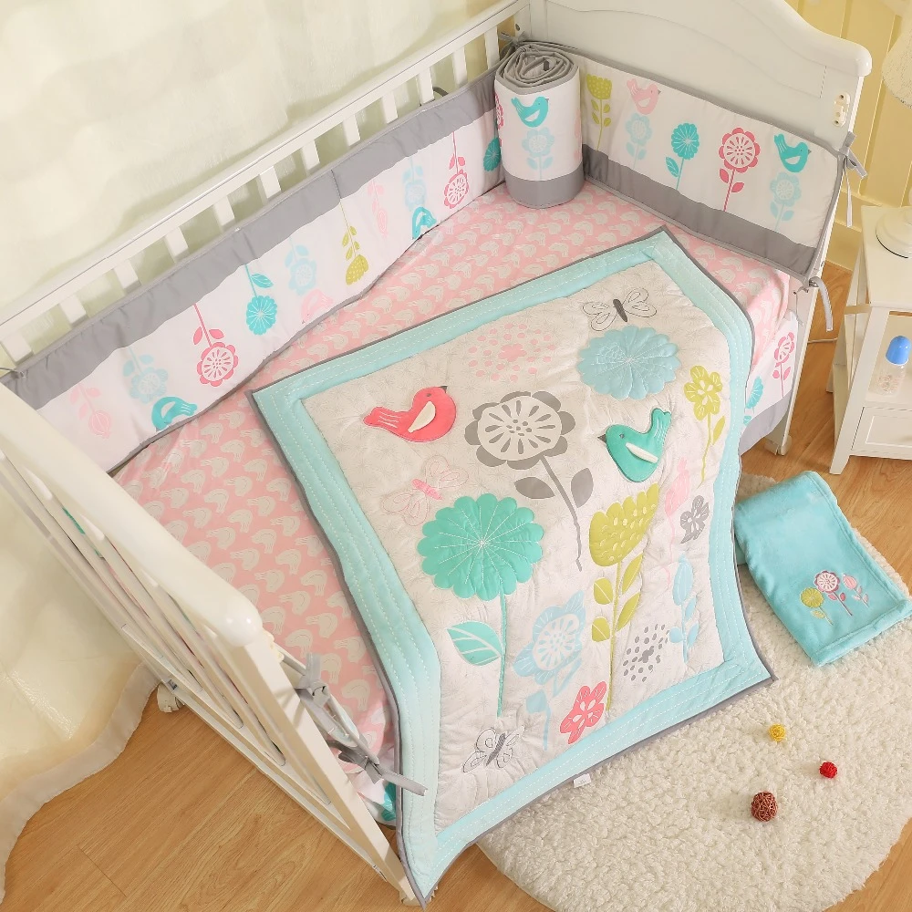 cherry blossom baby bedding