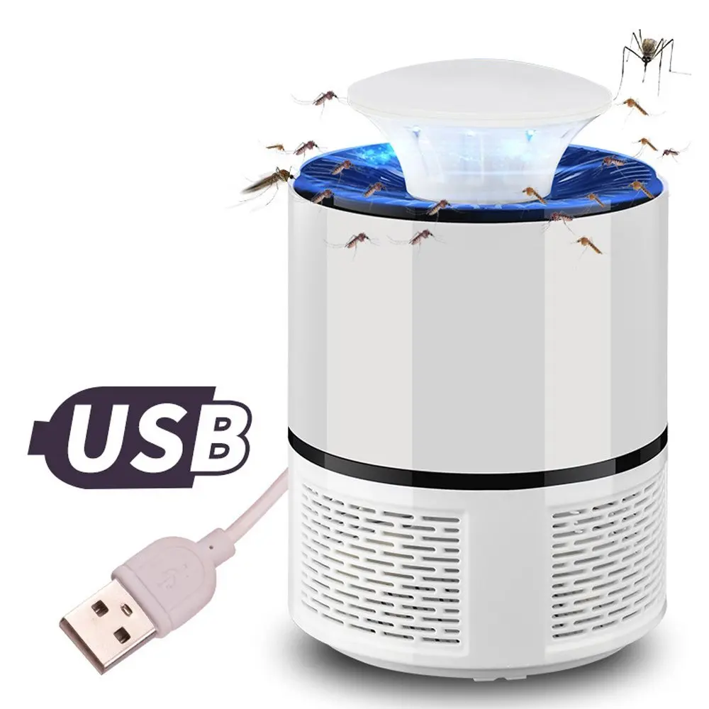 360 Degree Electronic Mosquito Killer Lamp Trap Mosquito Repellent Insect Fly Pest Killing Lamps USB Night Light Kids Room