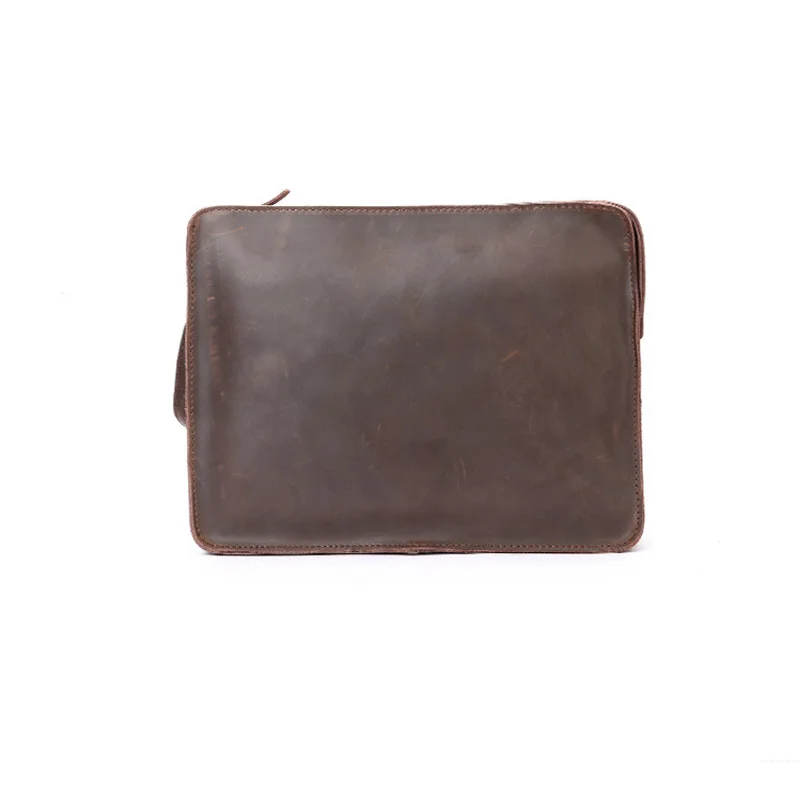 

Neweekend Vintage Men's Crossbody Bag genuine leather designer high quality shoulder bag casual zipper office bags for men BF072