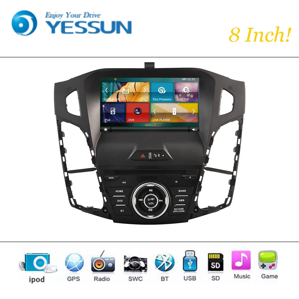 Perfect Car DVD Player Wince System For Ford For Focus 2012~2014 Autoradio Car Radio Stereo GPS Navigation Multimedia Audio Video 5