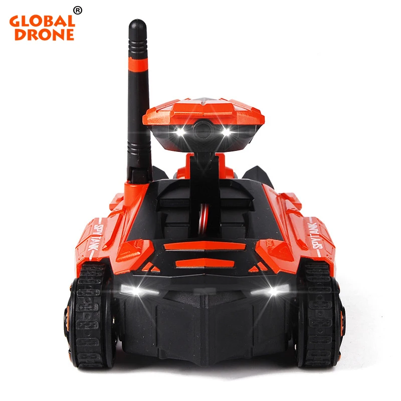 Global Drone RC Tank WiFi Phone Control by Iphone Android Robot with Camera 4CH APP Mini WIFI RC Tank Car Video with FPV Camera
