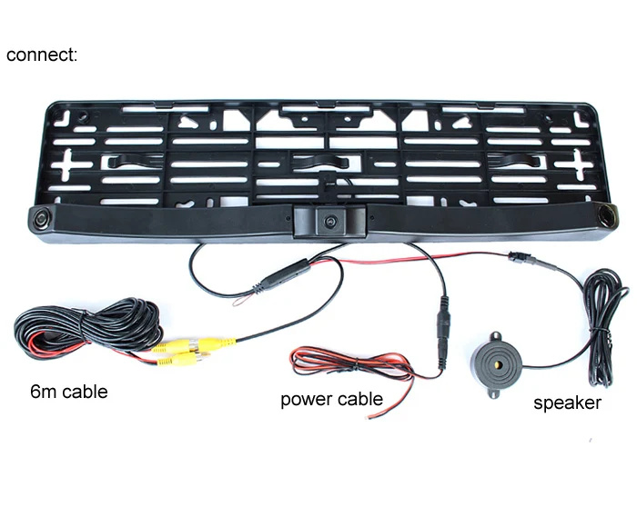 3в1, новинка, ночное видение, Европейская Рамка номерного знака, Видео парковочный датчик, обратный резервный радар с камерой заднего вида для парковки автомобиля