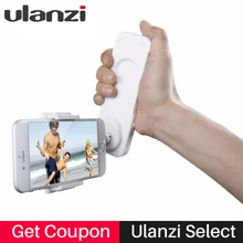 Ulanzi 2-axis Handheld smartphone Gimbal Stabilizer Holder Stand Bluetooth Video Handle Grip for wedding for iPhone 8 7 Samsung