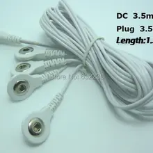 DHL 200 шт./партия 4 в 1 головка постоянного тока 3,5 мм электродная проволока/кабельный разъем 3,5 мм для tens ems цифровой терапевтической машины